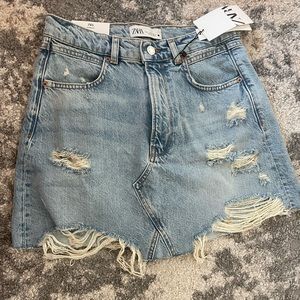 Zara jean skirt “The Mini Skirt”